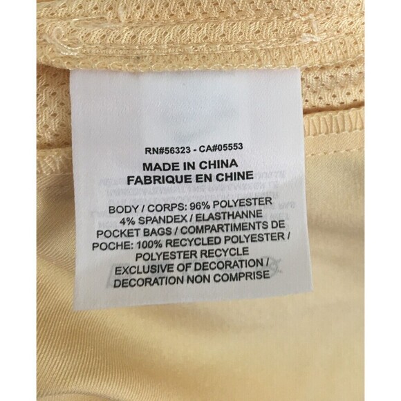 Nike Dri Fit Yellow Standard Fit Shorts UPF 40+ Women's Size Small 6 8 NEW NWT - Picture 7 of 7